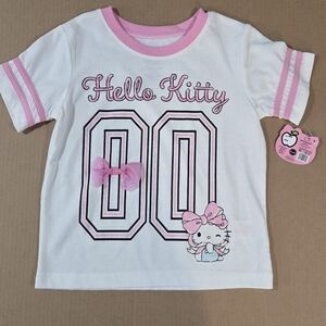 Hello Kitty White and Pink Short Sleeve Tee